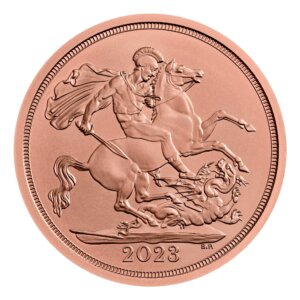 Moneda de 7.98 g Oro Soberano Rey Charles III CORONACION