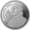 Moneda Plata10 EUROS Aniversario Jorge Juan 2023 ESPAÑA