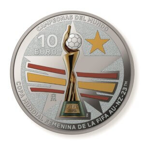 Moneda Plata 2023 Campeonas del Mundo 10 EUROS