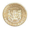 Moneda de Oro 25 Libras 11.9 gramos - Aniversario Nuncial Isabel Queen