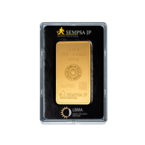 Lingote de oro 100 gramos 9999 BLISTER Marca SEMPSA