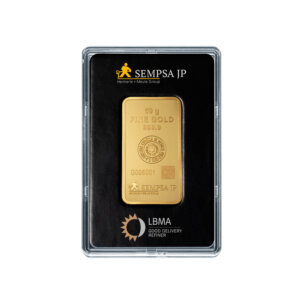 Lingote de oro 50 gramos 9999 BLISTER Marca SEMPSA