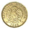 Moneda oro 5 pesos República Argentina 1888