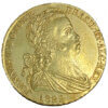 Moneda Oro 6.400 REIS 14.34 gramos oro 1822 BRASIL