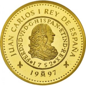 Moneda de Oro 80.000 pesetas 1997