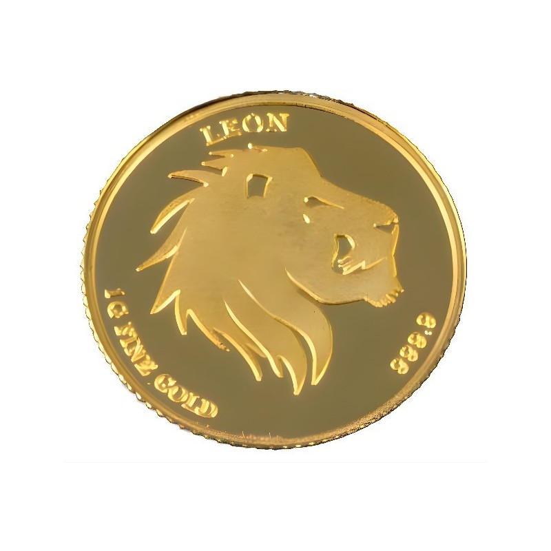 Moneda Lingote Oro 999 50 Pounds GIBRALTAR 1,00 Gramos