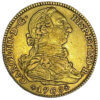 Moneda Oro 6.7 gramos 2 Escudos Carlos III Año 1786 / 2