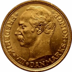 Moneda de 8.9606 g Oro 20 KRONER FREDERIK VIII Varios Años