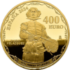 Moneda 27 g Oro Juan Carlos 400 Triunfo de Baco Año 2024