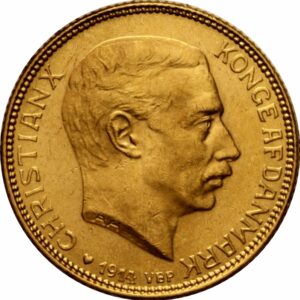 Moneda de 8.9606 g Oro 20 KRONER Christian X Varios Años