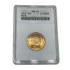Moneda Oro 10 Gulden. Holanda. Wilhelmina 1917 CERTIFICADO ANACS