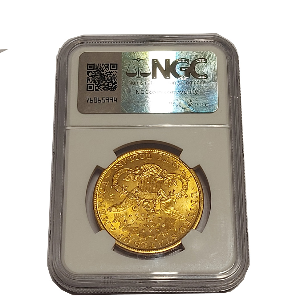 20 Dolares Liberty USA. Doble Aguila. Varias 1904 CERTIFICADO NGC