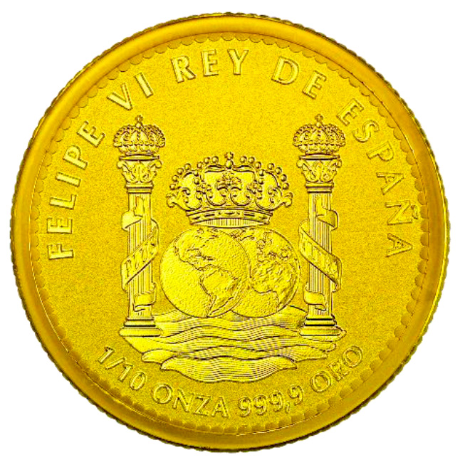 Moneda 1/10 Onza 3,111 Gramos oro ÁGUILA IMPERIAL 0.15 Euros Año 2025 España
