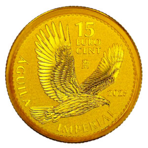 Moneda 1/10 Onza 3,111 Gramos oro ÁGUILA IMPERIAL 0.15 Euros Año 2025 España
