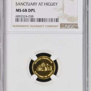 Colección 13  Monedas Iglesias Coloniales Rep. Dominicana CERTIFICADO NGC