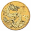 Moneda 1/4 Onza de oro / 7.77 Gramos / 25 dólares año lunar del DRAGON AUSTRALIA 2024.