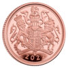 Moneda de 7.98 g Oro Soberano Reina Elizabeth II Varios Años