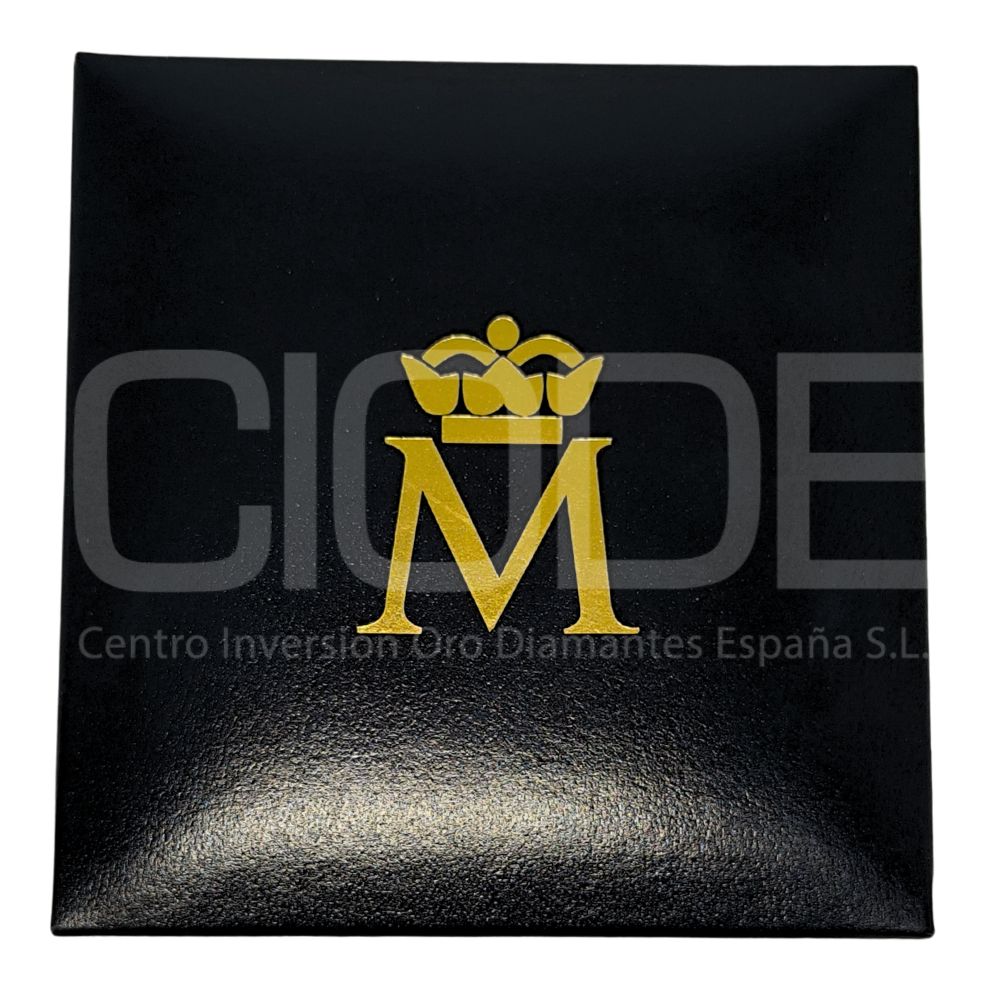 Moneda de oro 6,75gr 999 España 2017 100 euros "Homenaje al doblón de 2 escudos de Felipe V" - Imagen 5