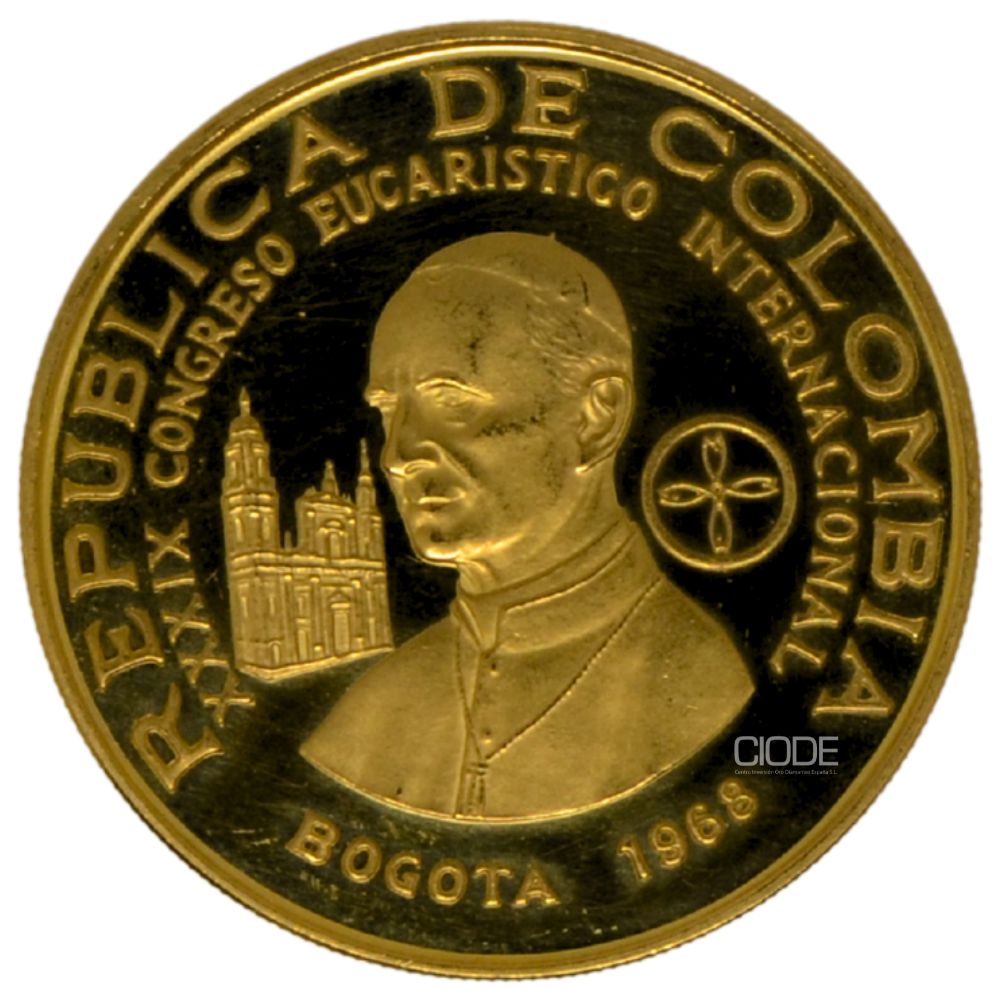 COLOMBIA 1968 21.47g