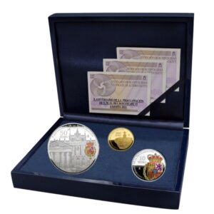 Set Monedas de Oro y plata X ANIVERSARIO DE LA PROCLAMACIÓN DEL REY FELIPE VI año 2024